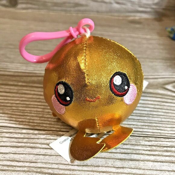 Lot of 3 Squeezamals Micro Plush Toys Clip-On Keychains Stuffed Soft Squishy - Picture 4 of 8